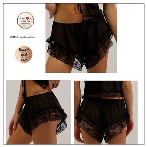 Sweet Harriet Lace High Cut Lounge Shorts